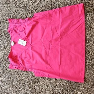J. Crew Ruffled Sleeveless Tank - size M